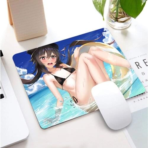 Genshin Impact Mouse Pad Small Anime Sexy Cute Swimsuit Girl Mousepad Gaming Accessories Gamer Desktop Mats DeskPad for MouseMat