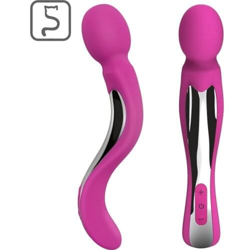 USB Charging S-shaped Elbow G Point Vibration Massage Stick Female Masturbation Vibration Rod Sex Toys for Women Adult Supplies