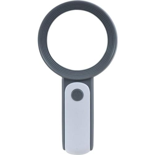 Magnifying Glass 30X Handheld Magnifier With 18 LED With LED Lights Handheld Backlit Magnifier For Reading