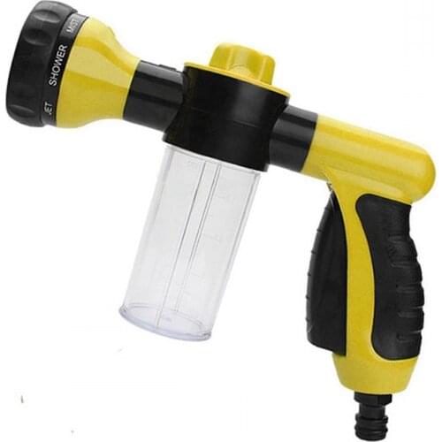 High Pressure Foam Car Wash Water Gun Strong Momentum Cleaning Tools Garden Hose Nozzle Adjustable Spray Gun For Watering Flower