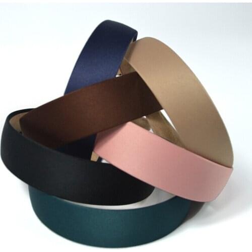 Women Simple Canvas Wide Hair Band Headwear Hairbands Boutique Hair Hoops Lady Girls Head Wrap Hoop Hair Accessories