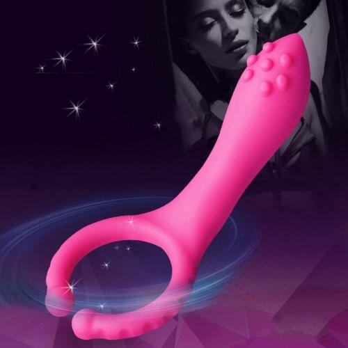 1 X Vibrating Clip New Silicone G Spot Stimulate Vibrators Dildo Nipple Clip Masturbate Vibrator Adults Sex Toys Adult Games