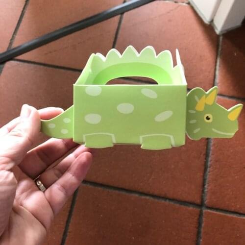 10pcs 3D dinosaur candy box for boy birthday party decorations kids baby shower 1st birthday paper gift box dino party supplies
