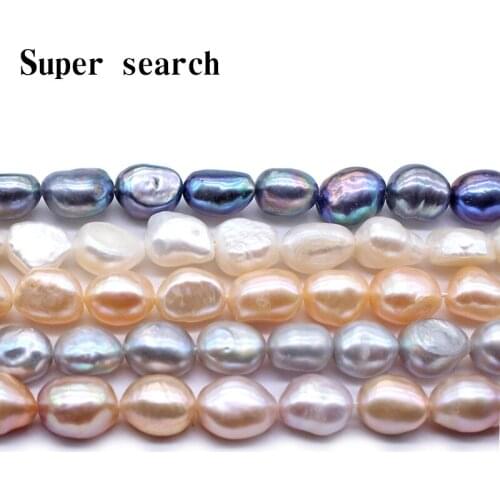 100% Natural Freshwater Pearl Beads Baroque Pearl Beads For Jewelry Making DIY Charm Pearl Bracelet Necklace 5-11mm Strand 15