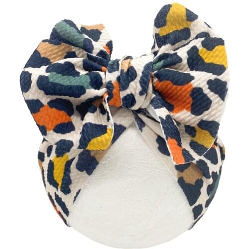 16pc/lot 2021 New Infant Floral Prints Caps Turban Girls Knotbow Beanie Hat Baby Fruit Print Headband For Kids Hair Accessories