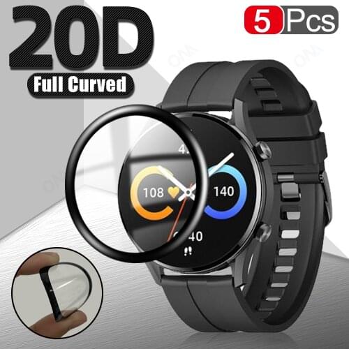 20D Curved Edge Protective Film Cover For Xiaomi IMILAB W12 SW11L KW66 Screen Protector Smart Watch Accessories (Not Glass)