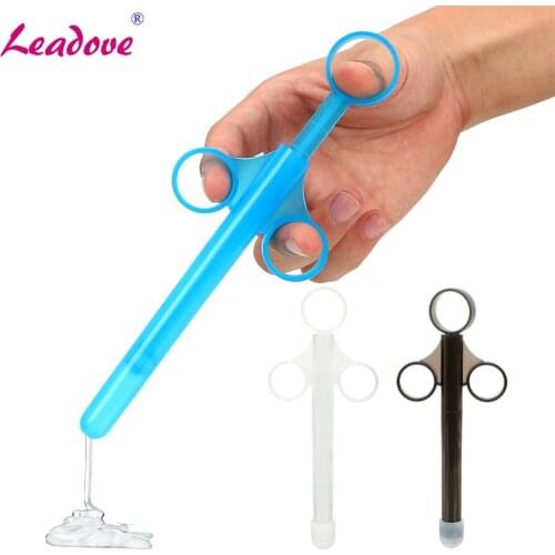 Lubricant Applicator Enema Injector Anal Vagina Clean Tools Syringe Sex Aid Tools Lube Launcher Sex Toys for Couples XN0196