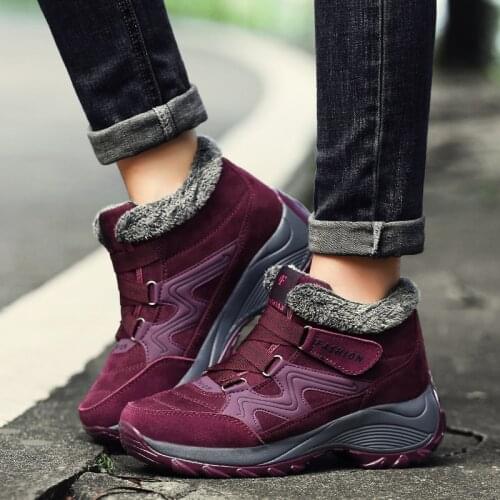 2021 New Winter Ankle Boots Women Snow Boots Warm Plush Platform Boots Sneakers For Women Shoes Winter