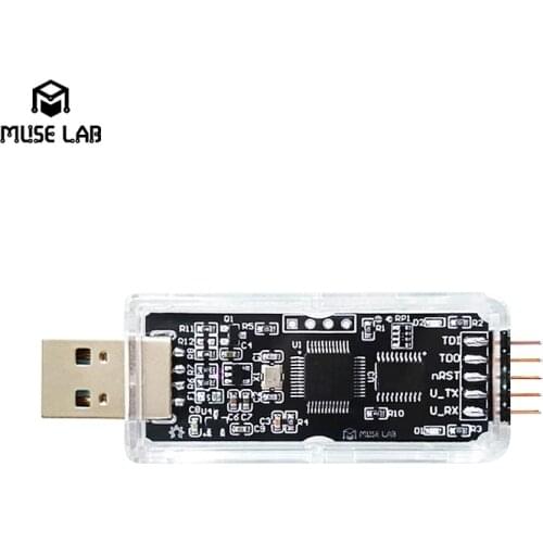 DAPLink debugger 1.8V/3.3V IO Voltage STM32 Cortex-M MCU downloader JTAG/SWD/CDC Serial Port/U Disk Drag and Drop