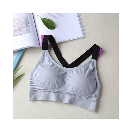 Dropshipping Womans Pro Padded Compression Sporters Bra Sportswear Spaghetti Strap Fast dry elastic Sporter Bra