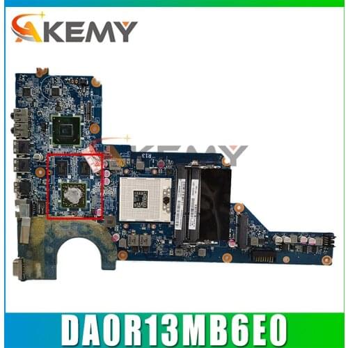 650199-001 DA0R13MB6E0 REV:E w 216-0809024 GPU for HP Pavilion G4 G6 G7 Series NoteBook PC Laptop Motherboard Mainboard