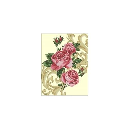 NN xiaoyi cotton self-matching cross stitch Cross stitch RS cotton comes with no prints Rto-m258 rose