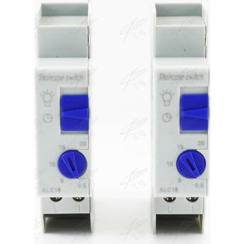 ALC18 Timer Switch Din Rail Staircase Lighting Timer Relay 220VAC 16A light electric device equipment controller