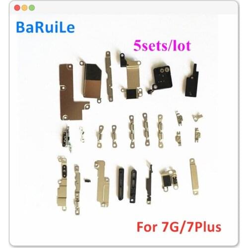 BaRuiLe 5sets inner Full Metal Set Bracket Holder for iPhone 7 7P Plus 7G Inside Small Parts Shield Plate Accessories Kit