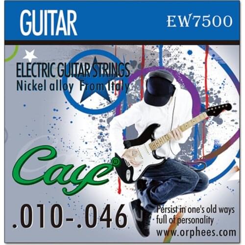 Hot EW Metal Rock Guitar Parts Electric Guitar Strings Set Hexagonal Carbon Steel Electric Guitar String Sets Guitar Accessories