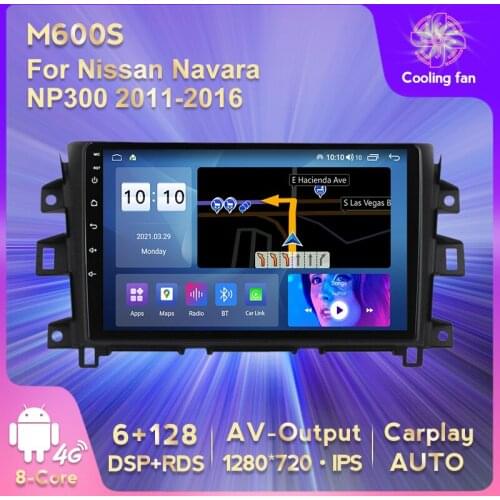 MEKEDE Android 11 6+128GB for Nissan Navara NP300 2011 - 2016 Car Video Multimedia GPS Navigation Built-in Carplay AUTO WIFI BT