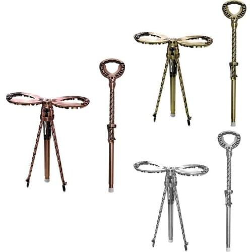 Multifunctional Folding Adjustable Height Cane Seat Solid Aluminum Alloy Cane Stool Crutch Chair Seat