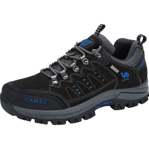 2020 Autumn Men Hiking Shoes Army Green Mountain Climbing Shoes Man Outdoor Mens Hiking Boots Slip Resistant Sneakers Mens