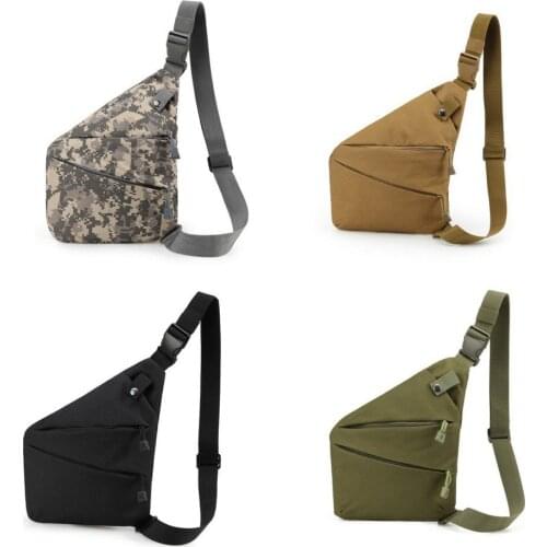 Anti-theft Chest Bag Multifunction Tactical Storage Gun Bag Holster Pistol Handgun Pouch Left Right Nylon Shoulder Bag Hunting
