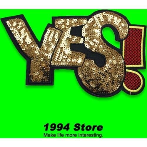 Large Size Golden Letter Embroidery Patch DIY Jacket Decorative Badges Patterned Fashion Alphabet Patches For Clothing Ironing
