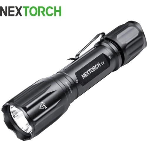 NEXTorch T5 three anti-aerror light outdoor fishing strong light tactical flashlight USB charge