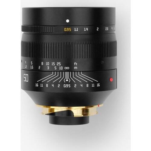 TTArtisan 50mmF0.95 Camera Lens for Leica M-Mount Cameras Like Leica M-M M240 M3 M6 M7 M8 M9 M9p M10 Full Fame Manual Focus Lens
