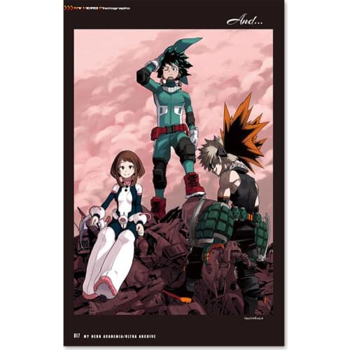Anime My Hero Academia Posters And Prints Japanese Animation HD Figure Canvas Painting Print Wall Art Pictures Home Decoration