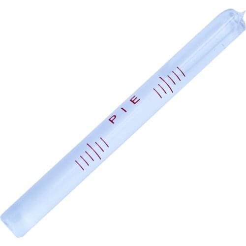 3'/2mm Rail Track Bubble Level Vial Tube Glass Spirit Level Horizontal Measurement Instrument Diameter 9.5mm L 100mm 1PCS