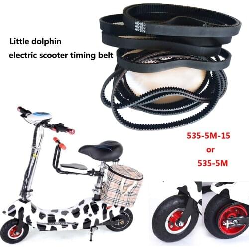 Synchronous belt rubber battery car Electric Scooter accessories little dolphin belt Mini 535-15 Rear wheel drive belt