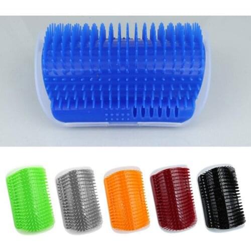 Pet Cat Brush Corner Cats Massage Self Groomer Comb Brush With Catnip Shedding Trimming massage Device Pet Products