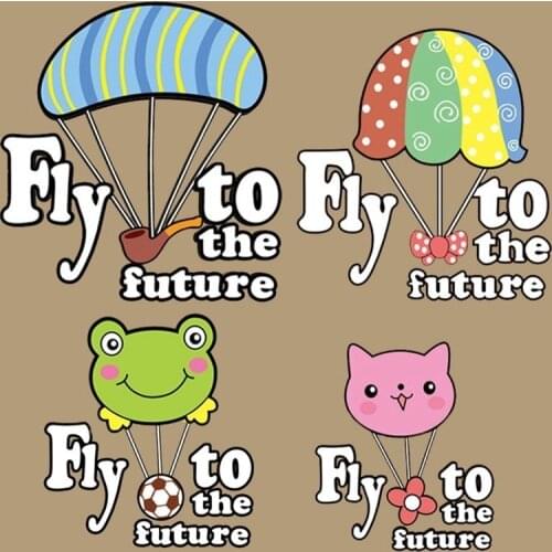 Cute Small Animal Patch Cat Frog Iron-on Sticker Quality Handmade Heat Transfer Decal For DIY Children Baby Clothing Patches