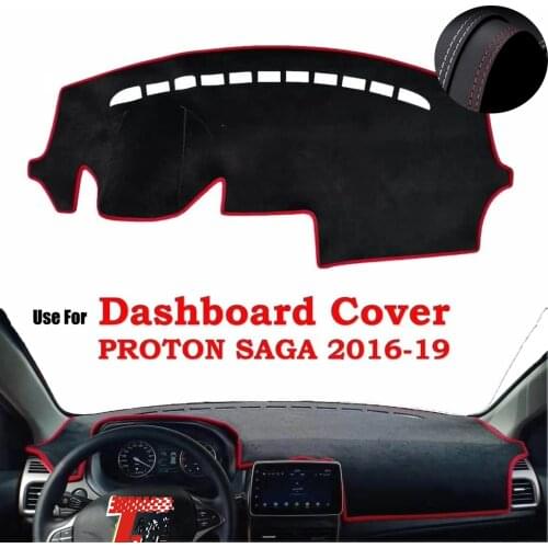 TAIJS Factory Casual Protective Leather Car Dashboard Cover For PERODUA SAGA 2016 2017 2018 2019 Left hand drive