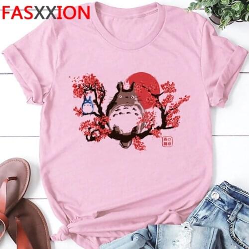 Totoro Studio Ghibli t shirt clothes women graphic tees women ulzzang vintage t shirt ulzzang