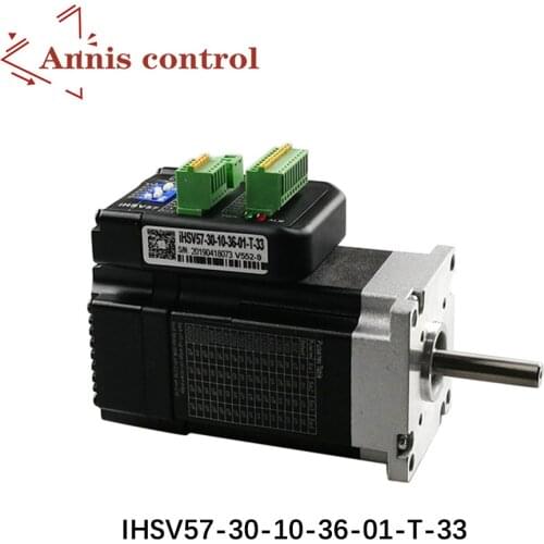 Nema 23 servo motor 57 integrated AC 100w high speed 3000RPM 36V IHSV57-30-10-36-01-T-33