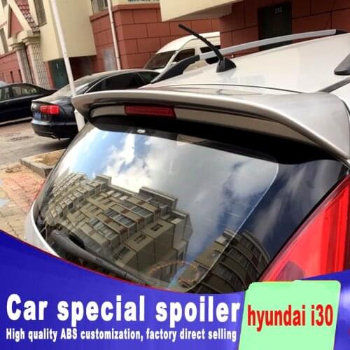 Rear window roof wing rear spoiler for hyundai i30 2007 2008 2009 2010 2011 2012 2013 high quality primer or DIY color spoiler