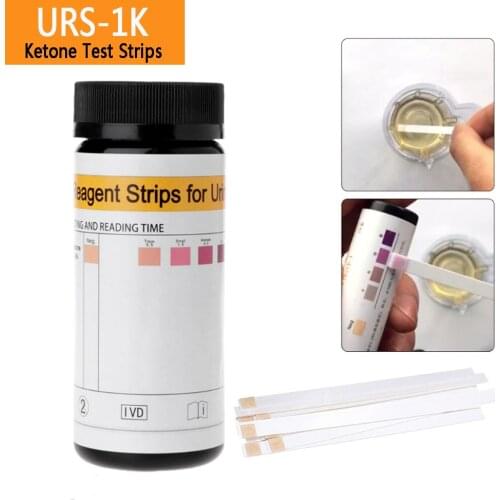 100 PCS Urine Ketone Tester Analysis Testing Strip For Ketosis Accurate Perfect To Monitor Ketogenic Rapid Weight Loss Diet