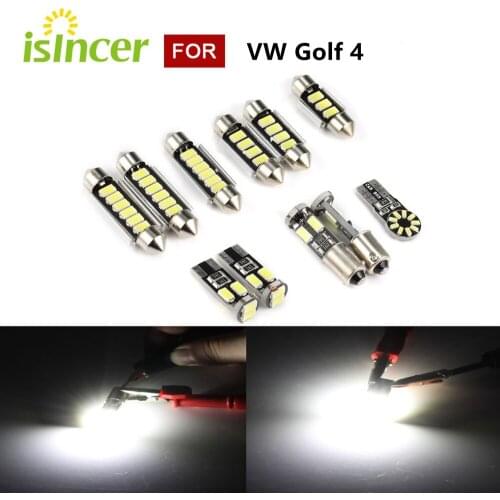 11PCS 5630 lamp beads Premium LED Interior Light For VW Golf 4 IV GTI GT R32 Convertible Variant Plus 1999 to 2006