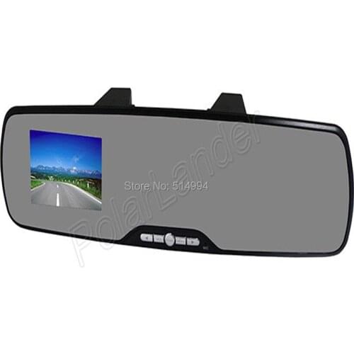 2015 HOT Car RAERVIEW mirror DVR Support GPS TF card View Cam 2.7 inch TFT LCD screen touch Full HD1080P 120 degree LEN