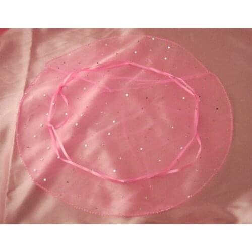 40cm 1000pcs Pink Candy Bags For Wedding Round Christmas Organza Bags Gift Packaging Bags Women Drawstring Bag Package Display