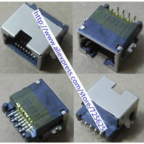 Free shipping 1pcs RJ45 Module Network PCB Jack for Founder S330 laptop LAN Network Jack Connector