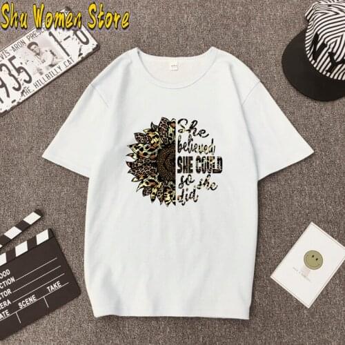 Sunflower Graphic T Shirts Fashion Summer Womens T-shirts Casual Short Sleeves Harajuku Tee Shirt Female Streetwear Tops