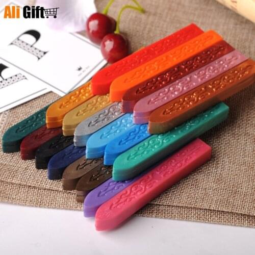Hot Selling Newest 2021 Fire Paint Wax Flame-paint Seal Accessories Seal Partner Retro Strip Wax Seal Wax Multicolor Optional