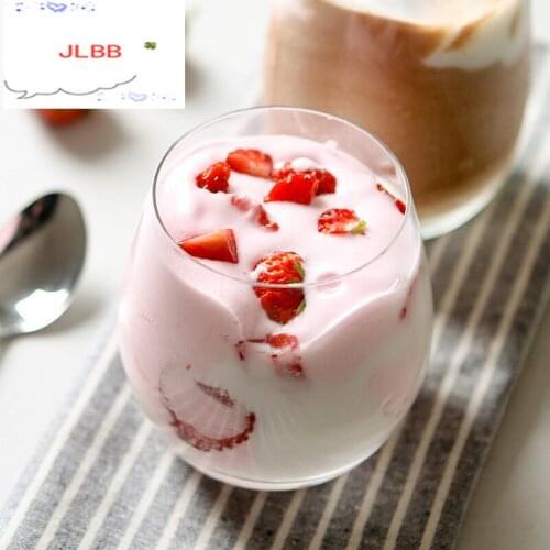 Crystal Smoothie Glasses Cup Fruit Dessert Water Drink Wine Beer Juice Yogurt Glass Jar Wedding Party Dinner Glassware