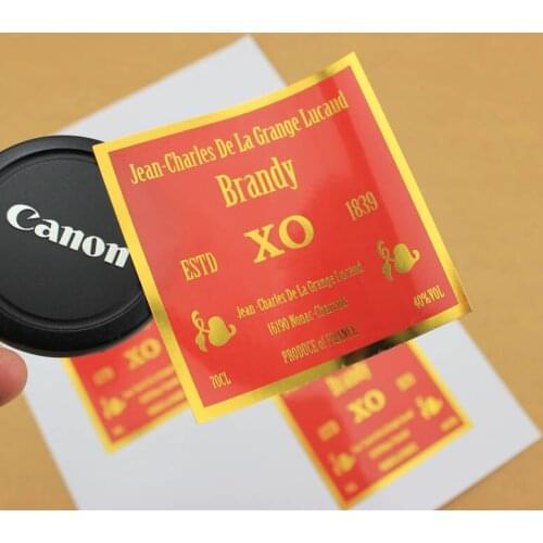 Direct manufacture customized self adhesive packaging label with high quality and cheap price