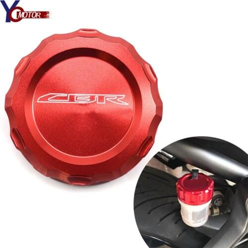 FOR CBR1000F CBR1000S CNC Rear Brake Fluid Tank Reservoir Cap Oil Cup Cover Motorcycle for Honda CBR150R CBR125R CBR250R CBR250