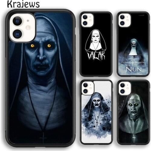 Krajews The Nun Valak Horror Soft Phone Case Cover For iPhone 5s 6s 7 8 plus X XR XS 11 12 pro max Samsung Galaxy S8 S9 S10 Plus