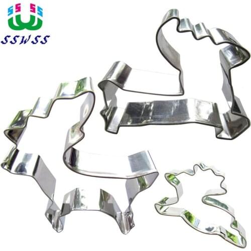 Giant Deer And Christmas Deer Shape Cake Decorating Tools Sets,Three Deer God Cookie Biscuit Baking Molds,Direct Selling