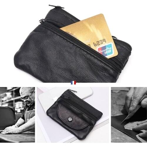 New Women Leather Wallet Zipper Pocket Credit Card Holder Lady Mini Purse Handbag