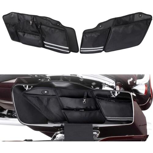 Siddle Bag Organizers for Touring Street Touring King Electra FLTRU FLHR