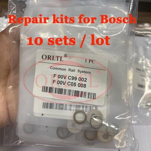 ORLTL common Rail diesel injector FOOVC99002 and Black Ceramic ball FOOVC05008 repair kits for 110 Series diameter=1.34mm